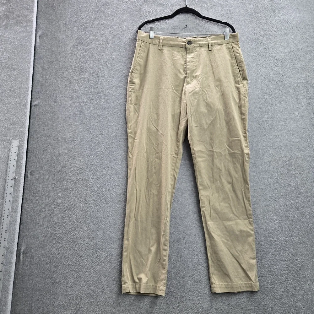 Banana Republic Men Pants 32X30 Khaki Chinos Chino Slim Summerweight NWT